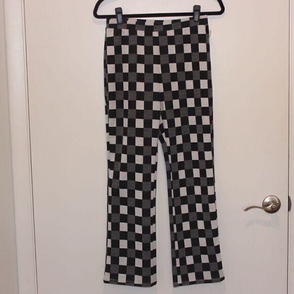 NEW BP High Waisted Plaid Pants Women Small - Picture 2 of 13